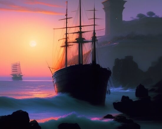 Ai Art Generator Free App, Pirate, Vessel, Ship, Craft, Boat