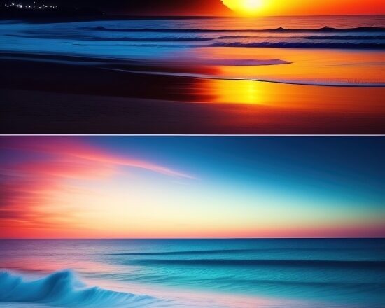 Ai Clipart Generator, Sea, Sun, Ocean, Sunset, Water