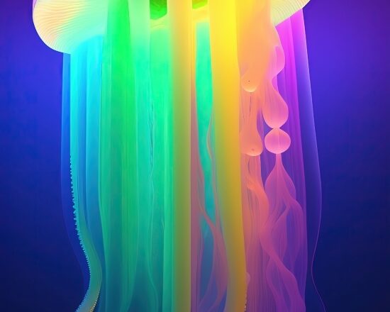 Ai Online, Jellyfish, Invertebrate, Jelly, 3d, Light