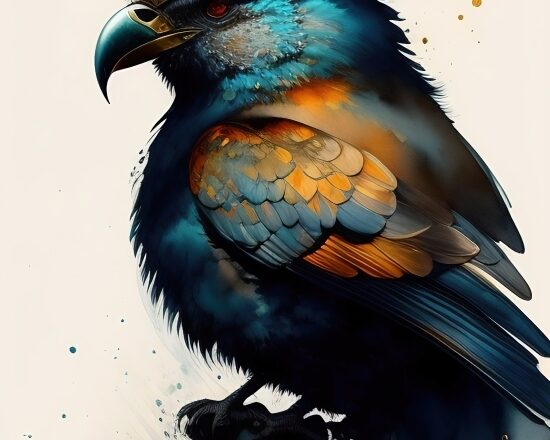 Ai Painting Pictures, Bird, Fly, Macaw, Parrot, Colorful