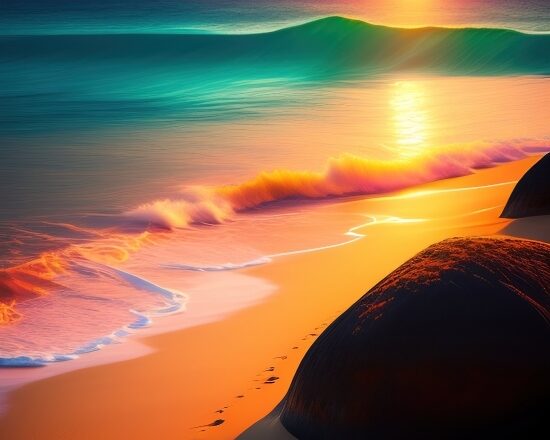 Ai Pics, Sun, Sunset, Sand, Beach, Sea