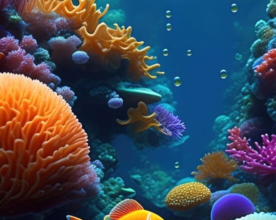 Ai Upscale Image, Anemone Fish, Underwater, Reef, Coral, Sea