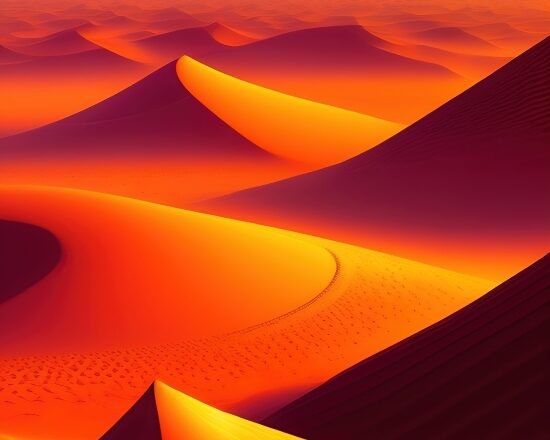 Dalle Mini Image Generator, Pyramid, Desert, Dune, Heat, Light