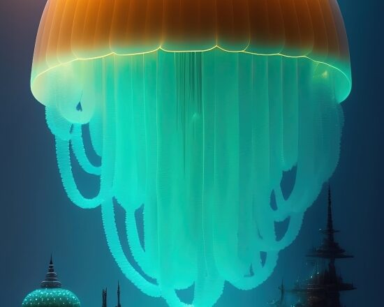 Document Ai, Jellyfish, Invertebrate, Animal, 3d, Light