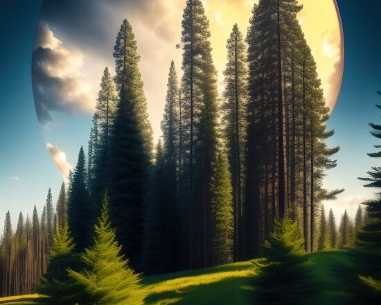 Jason Allen Ai Painting, Forest, Landscape, Park, Tree, Mountain