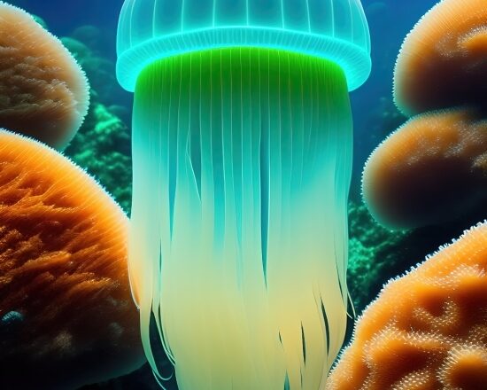 Pic Generator With Text, Jellyfish, Invertebrate, Animal, Sea Pen, Coelenterate