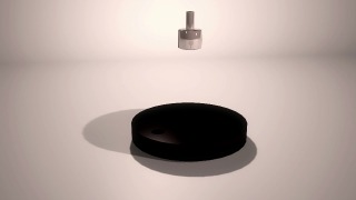 B Roll Video, Black, 3d, Object, Circle, Cup