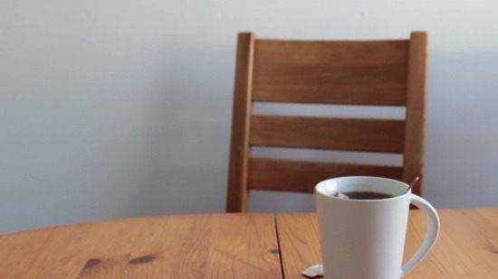 Free Background Videos Download, Cup, Coffee, Table, Wood, Room