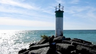 Free Presentations Background, Breakwater, Barrier, Obstruction, Structure, Sea