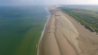 Free Stock Video Footage, Shoreline, Dune, Landscape, Sand, Sky