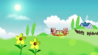 Graphic Background Video, Grass, Sky, Landscape, Spring, Summer