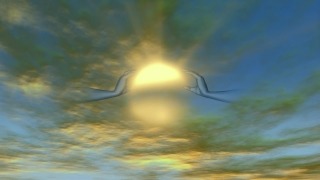 Motion Background Loops For Worship, Sun, Sunset, Sky, Clouds, Sea