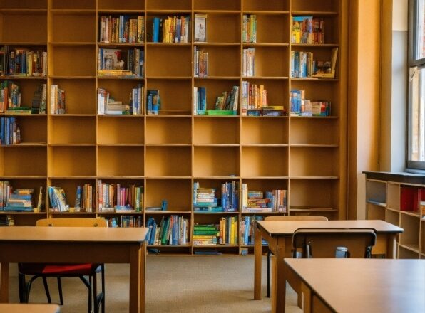 Bookcase, Table, Furniture, Shelf, Book, Publication