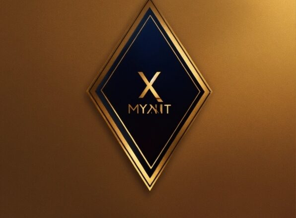 Brown, Gold, Triangle, Font, Electric Blue, Symbol