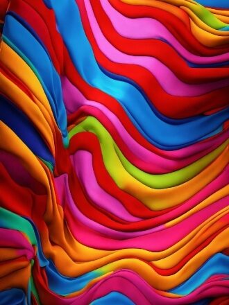 Colorfulness, Textile, Orange, Pink, Magenta, Art