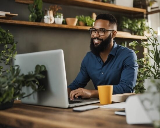 Computer, Plant, Glasses, Laptop, Personal Computer, Property