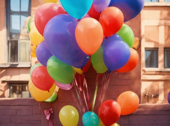 Daytime, Photograph, Window, Light, Blue, Balloon