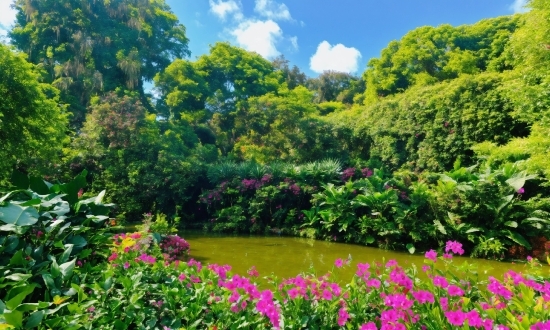 Flower, Cloud, Plant, Water, Plant Community, Sky