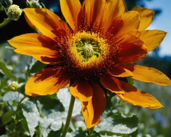 Flower, Plant, Petal, Vegetation, Sunflower, Sky