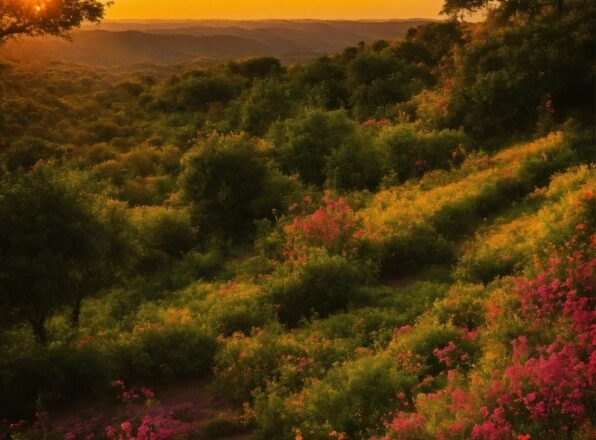 Flower, Sky, Plant, Plant Community, Ecoregion, Afterglow