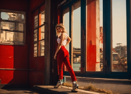 Footwear, Leg, Window, Flash Photography, Wood, Thigh