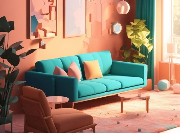 Furniture, Table, Couch, Azure, Decoration, Living Room