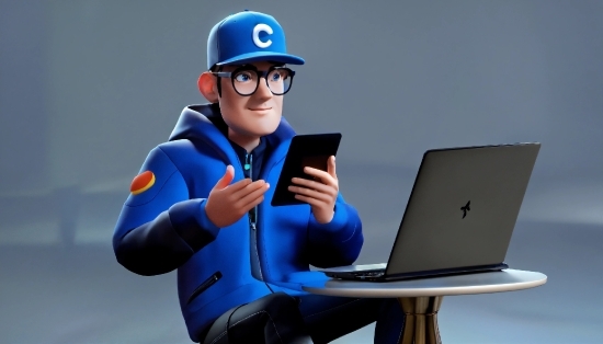 Glasses, Computer, Laptop, Personal Computer, Helmet, Netbook