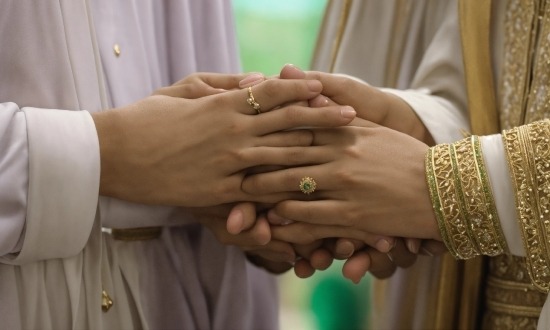 Hand, Sleeve, Gesture, Wedding Ring, Dress, Finger