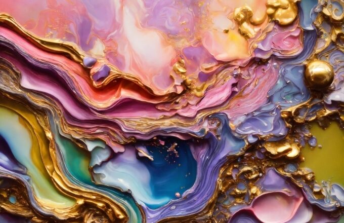 Liquid, Purple, Fluid, Organism, Art, Natural Material