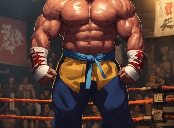 Muscle, Bodybuilder, Combat Sport, Striking Combat Sports, Cartoon, Bodybuilding