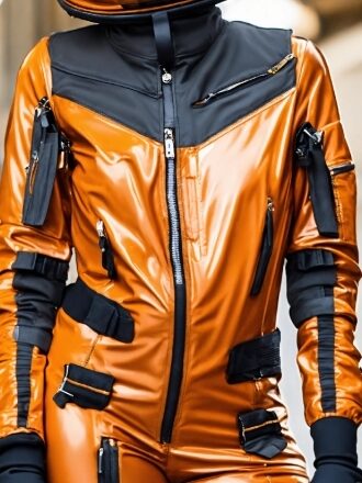 Outerwear, Jersey, Orange, Sleeve, Sports Gear, Collar