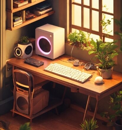 Plant, Furniture, Computer Desk, Flowerpot, Houseplant, Table