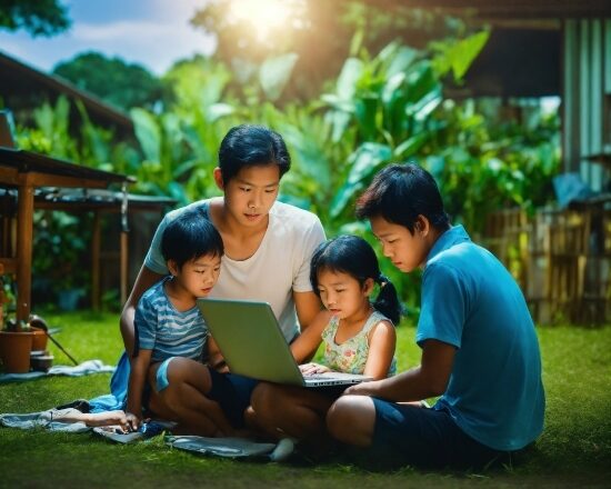 Plant, Shirt, Green, Computer, People In Nature, Shorts