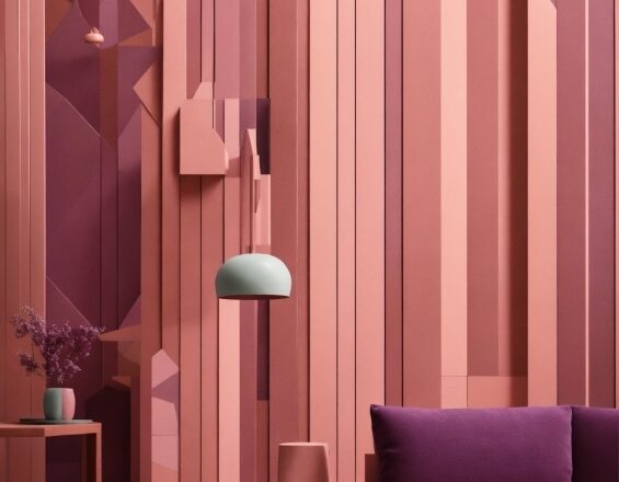 Property, Wood, Purple, Interior Design, Textile, Lighting