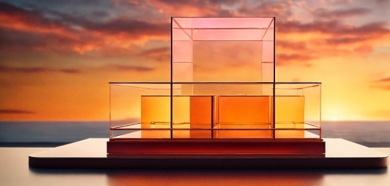 Rectangle, Amber, Orange, Liquid, Shelving, Cloud