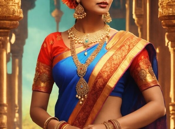 Skin, Human Body, Temple, Sari, Sleeve, Makeover