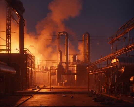 Sky, Atmosphere, Cloud, Electricity, Power Station, Dusk