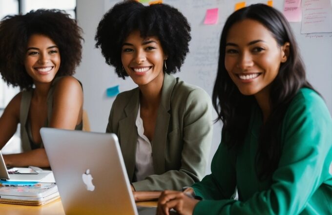 Smile, Computer, Table, Personal Computer, Laptop, Post-it Note