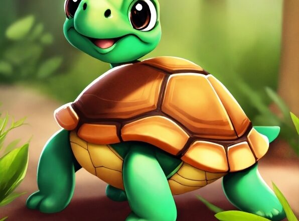 Toy, Green, Cartoon, Organism, Terrestrial Plant, Turtle