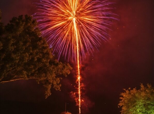 Water, Sky, Atmosphere, Fireworks, Light, Nature