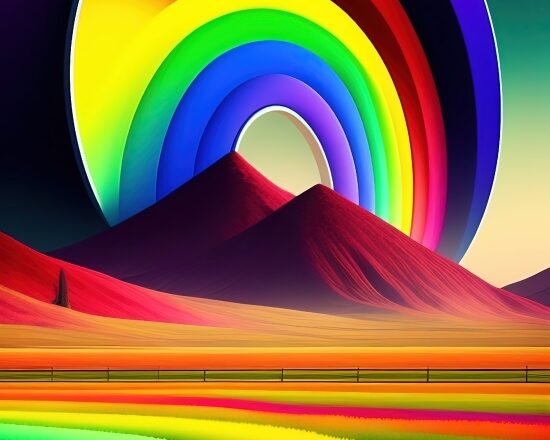 Ai Pictures From Text, Art, Rainbow, Design, Wallpaper, Backdrop