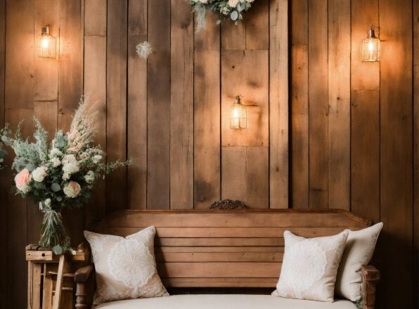 Brown, Property, Flower, Wood, Lighting, Interior Design