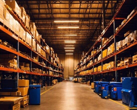 Building, Wood, Lighting, Shelf, Floor, Warehouse