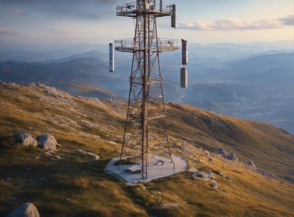 Cloud, Sky, Atmosphere, Transmitter Station, Mountain, Tower