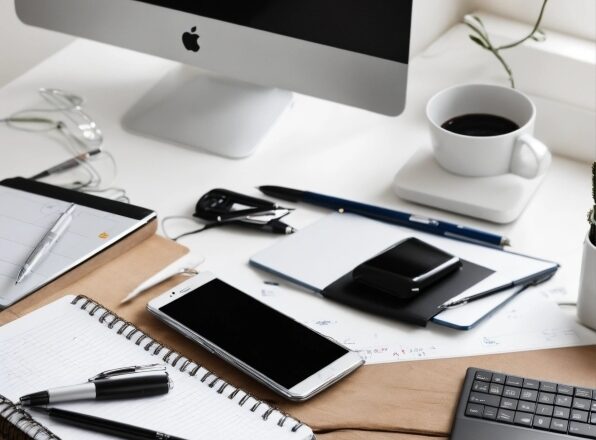 Computer, Personal Computer, Table, Peripheral, Property, Computer Desk