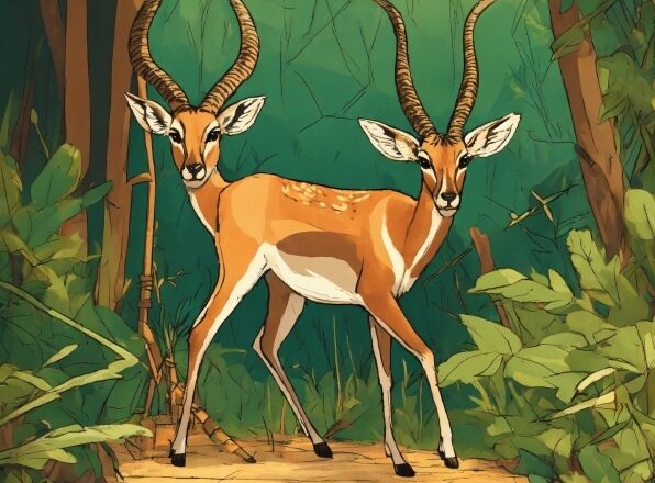 Deer, Natural Environment, Branch, Organism, Plant, Mammal