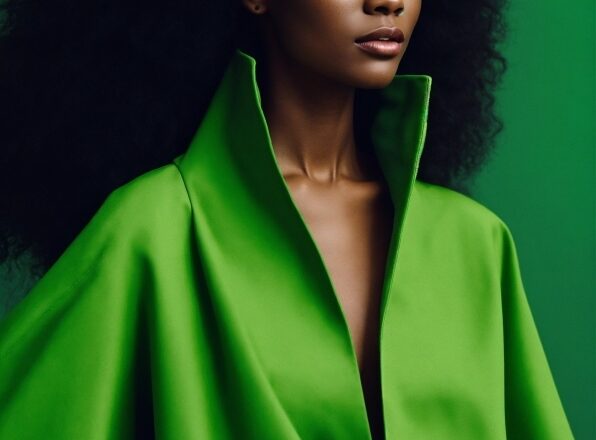 Hair, Green, Neck, Sleeve, Collar, Fashion Design