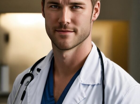 Hair, Jaw, Sleeve, Smile, Health Care, Stethoscope