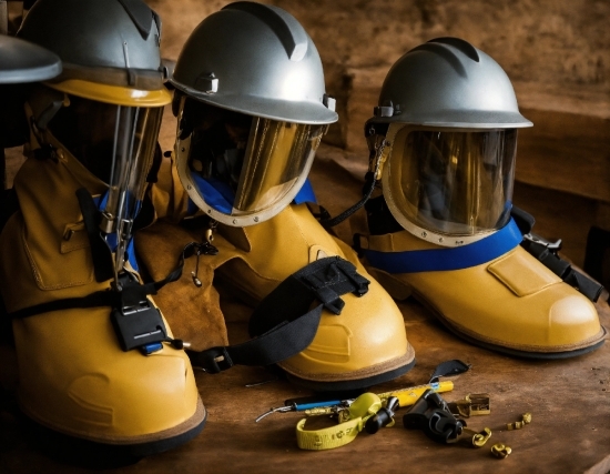 Helmet, Sports Gear, Workwear, Sleeve, Yellow, Hard Hat