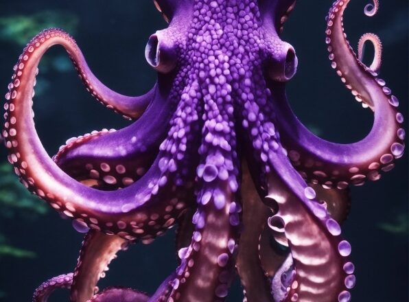 Marine Invertebrates, Octopus, Purple, Cephalopod, Organism, Giant Pacific Octopus